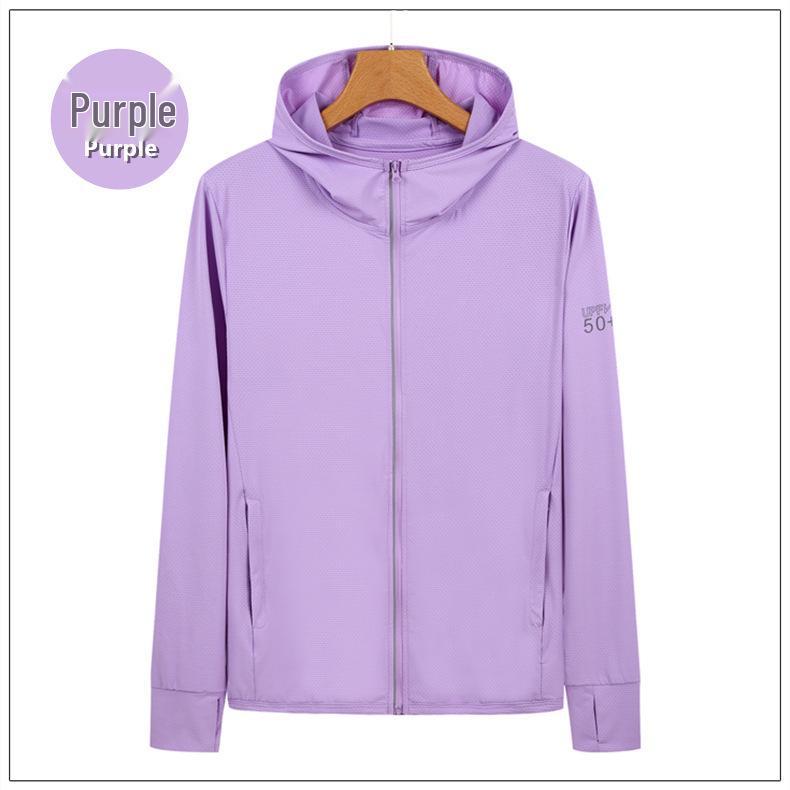 Новая летняя дышащая худи из ледяного шелка для защиты от солнца - Легкая, тонкая, парная уличная куртка с солнцезащитным эффектом (Настраиваемый для печати)