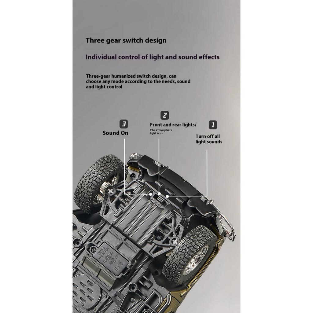 1/18 Scale Hummer H2 Alloy Off Road Car Diecast Metal Model Sound and Light Children Toy Collection of Hobby Decorative Fine Ornaments