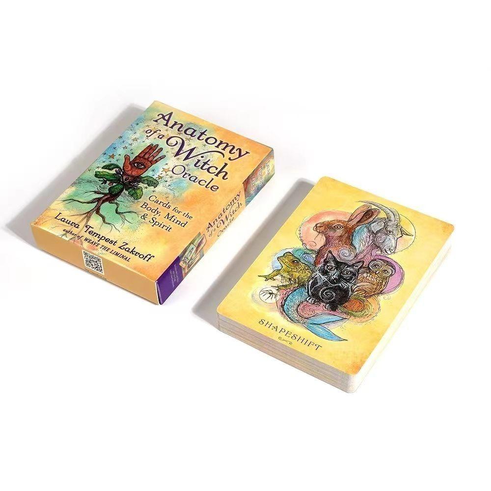 11*6,5 см Анатомия ведьмы-оракула Потрясающий оракул на 48 карт