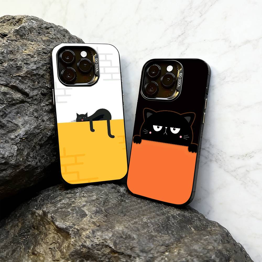 Одиночная Иллюстрация Чехол для Телефона Для iPhone 17,16,15,14,13,12,11 Plus,Pro Max,XS,Разноцветный Серебристый Чехол для Телефона Funda Cover