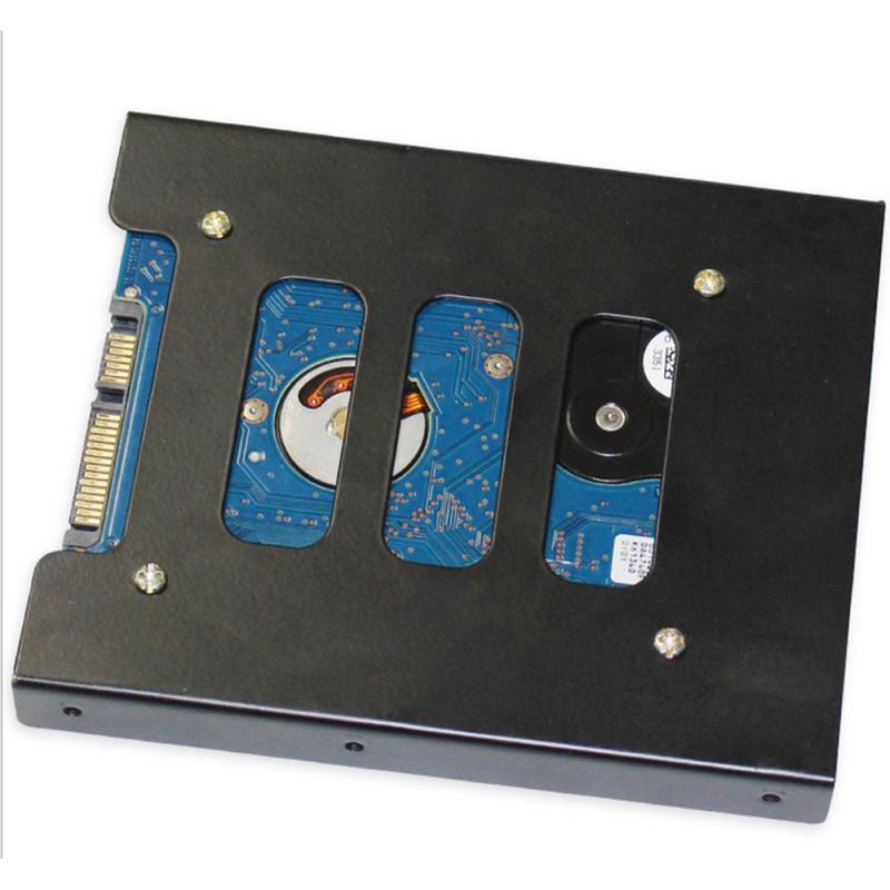 Металлический 2,5" на 3,5" Адаптер-кронштейн для крепления SSD Держатель для жесткого диска