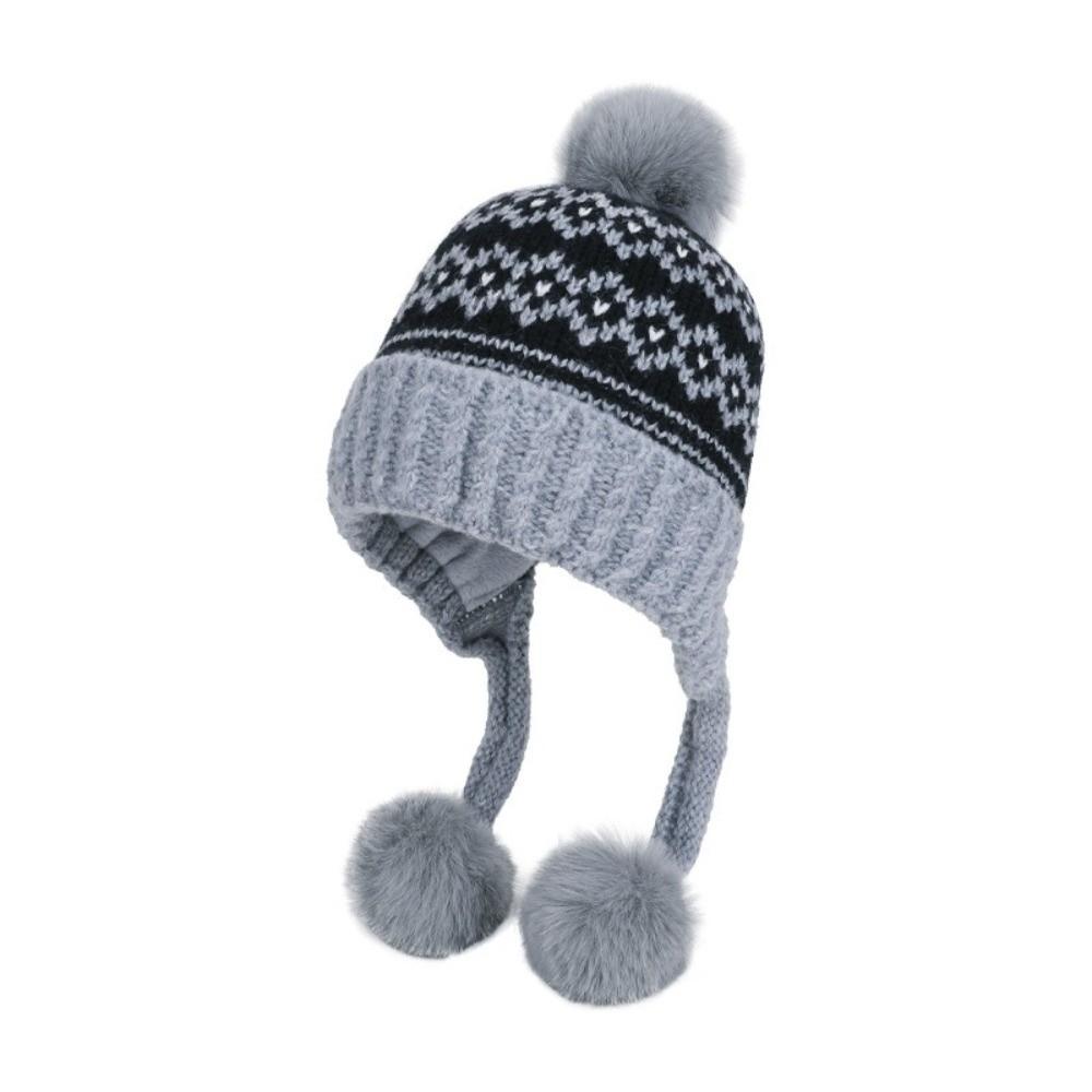 Cold Protection Ear Protection Hat Windproof Warm Hat Casual Pullover Cap Outdoor Sports