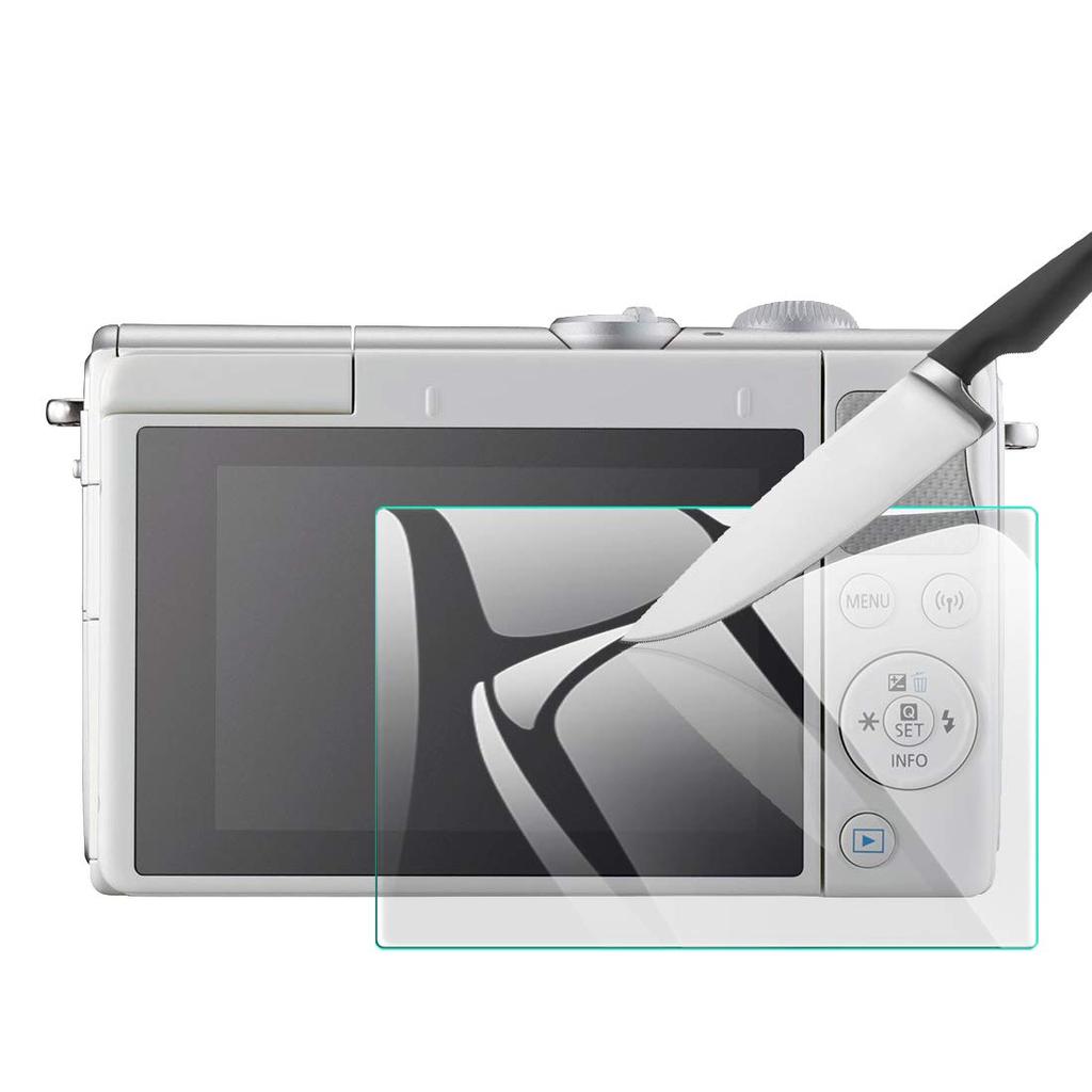 Защитное стекло для экрана камеры EternalStars с твердостью 9H для полного покрытия и совместимое с Canon EOS M6 Mark EOS Kiss EOS EOS и EOS M50