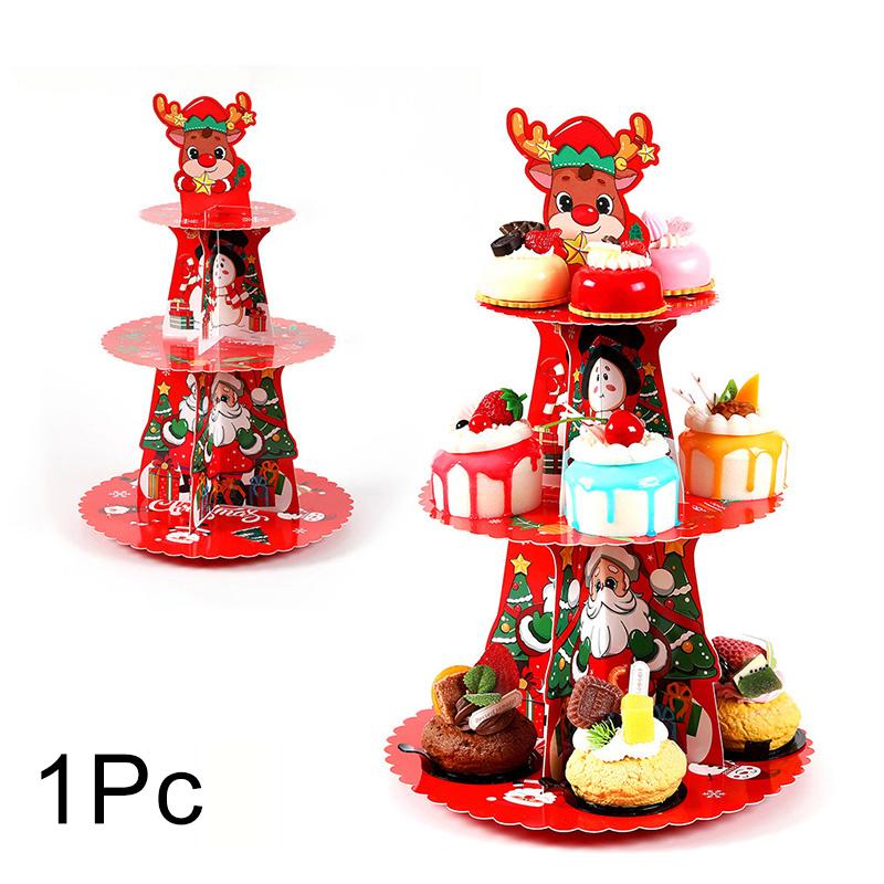 Многоярусная подставка для торта в виде привидения на Хэллоуин, Рождественская подставка для кексов, Стойка для торта и десертов