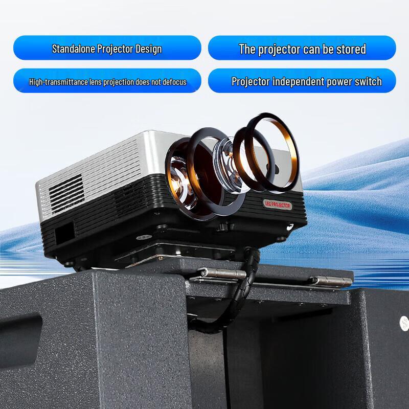 SAST V89 Portable Karaoke Speaker with Projector CN plug (adapter included) (CN version)