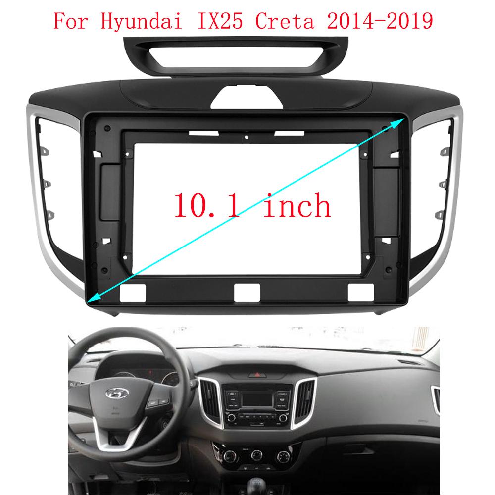 9/10 Inch For Hyundai IX25 CRETA 2014-2019 Car Radio Android MP5 Player Frame 2 Din Head Unit Fascia Stereo Panel Dash Cover