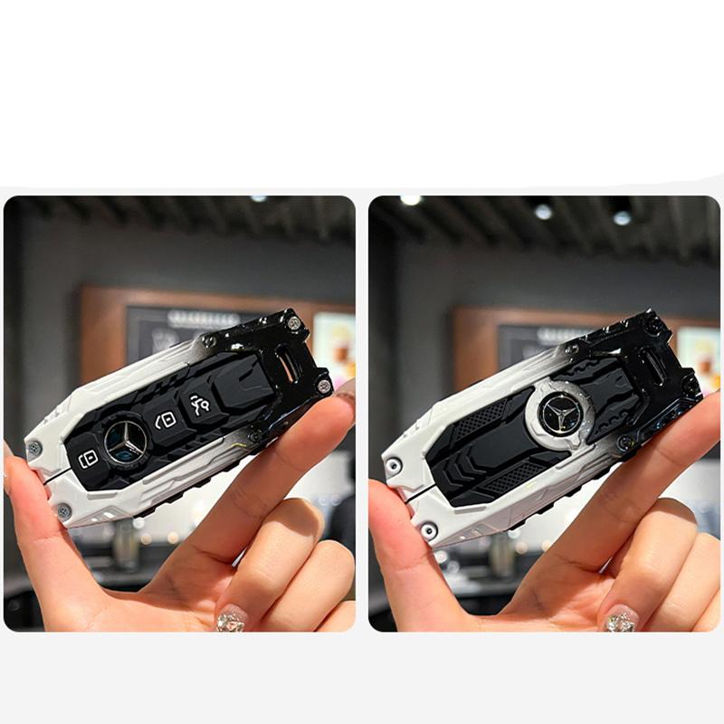 Car Key Case Cover for Mercedes Benz E C S GLC Class E200 E400 E63 W213 S550 S560 C260 A200 Key Shell Protector Auto Accessories UWXYZ1
