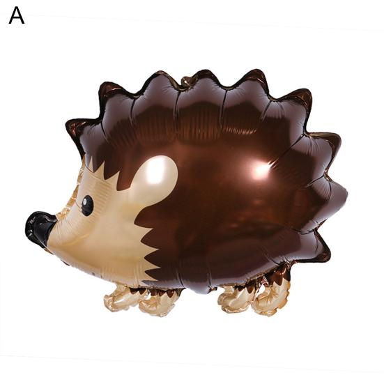 Воздушный шар из алюминиевой пленки, праздничный, без утечек, декоративный забавный воздушный шар в виде джунглей, кролика, енота, лисы, для вечеринки
