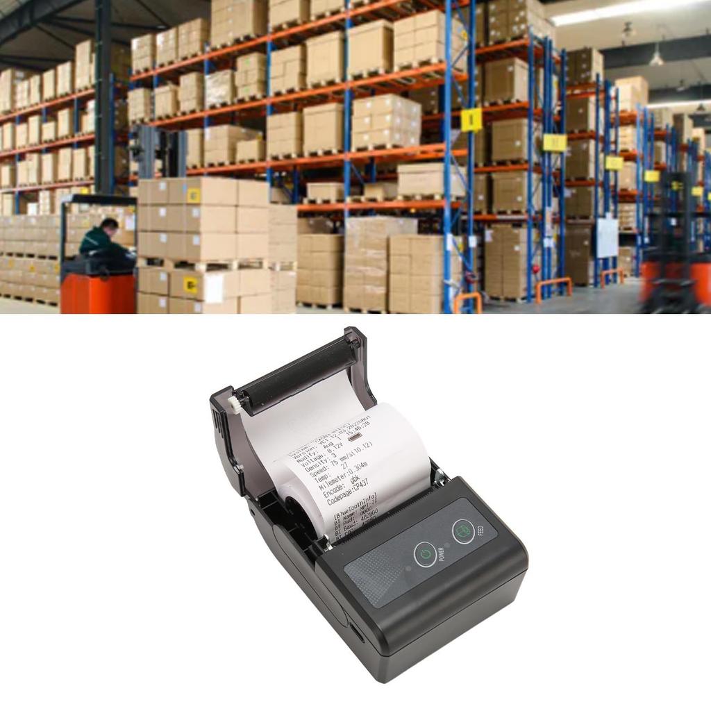 Bluetooth Receipt Printer Multipurpose Handheld Portable 58mm Mini Thermal POS Printer