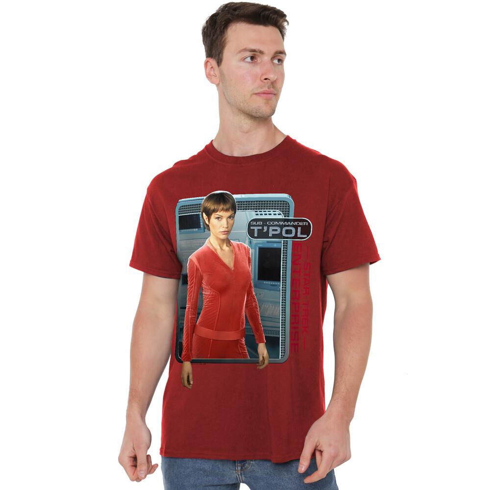 Star Trek Tpol T-Shirt S-3XL Cardinal