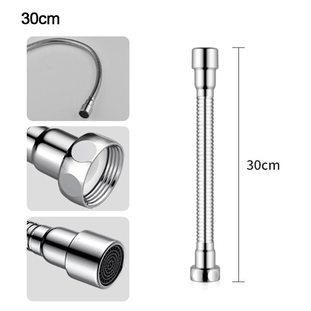 360° Rotating Bendable Portable Faucet Extender Lengthening Tube Faucet Extender Pipe Bathroom Tap