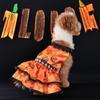 Popular Halloween Pet Supplies Dog Clothes Costumes Pumpkin Skirts and Small Dog Lace Skirt Dog Dress White Girl Dog Clothes