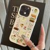 Ретро Чехол-Книга Цветок Чая Для iPhone 17Air 16 15 14 13 12 11 Pro Max Эстетичная Иллюстрация Арт Мягкий Силиконовый Ударопрочный Чехол