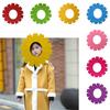 39cm Sunflower Headgear Cosplay Costume Sunflower Hat Hood Easy To Wear Performance Props