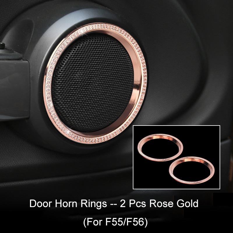 Интерьер автомобиля кольцо с бриллиантами наклейка украшение блестящий декор блестящие аксессуары для девочек для Mini Cooper F54 F55 F56 F60