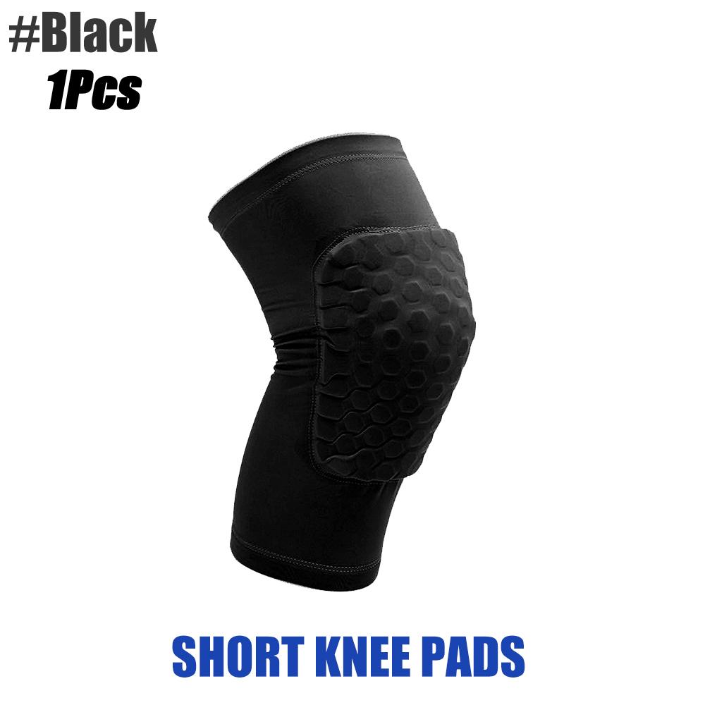 1PC Sports Safety Knee Pad Anti-collision Ventilation Volleyball Basketball Kneepad Compression Socks Knee Honeycomb Wraps Brace