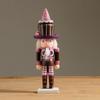 25 см торт Щелкунчик человек подвижная кукла марионетки расписанная вручную орех детская рождественская игрушка D323
