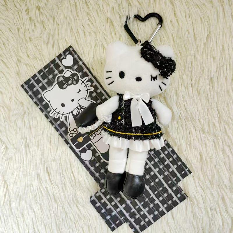 Серия Hello Kitty Kawaii Одежда Юбка Длинные Ноги Кот Китти Подвеска Плюшевая Игрушка Кукла Подвеска для Сумки Брелок Кукла Подарок