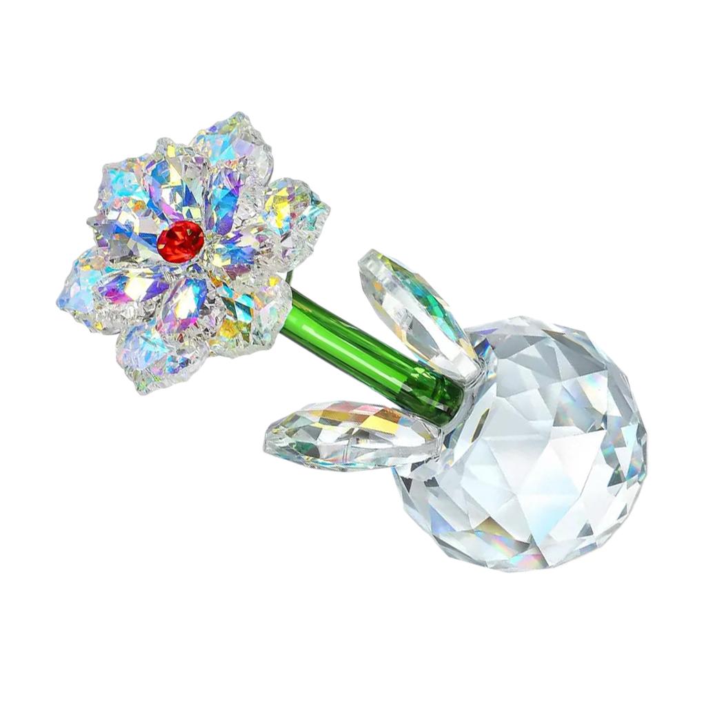 Sunflowers Crystal Figurine Glass Dream Flower Collectible Ornament for Table Centerpieces Decors Valentines Day Present