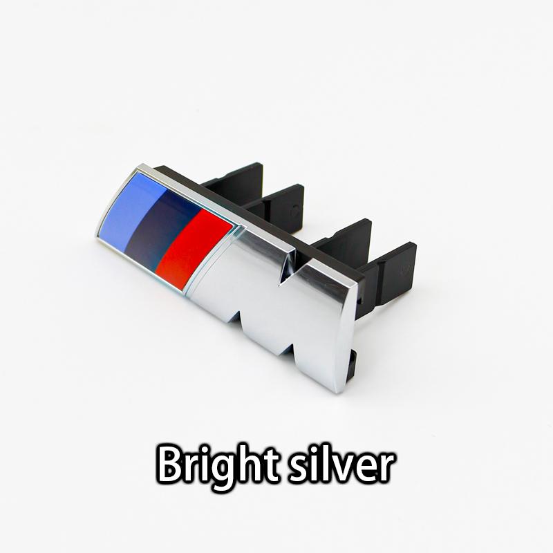 ABS 3D Car Front Grille Badge Emblem For BMW M Logo X1 X2 X3 X4 X5 X6 F48 G01 E84 E83 F39 F10 F30 G11 G07 G86 G80 G60 E60 E46