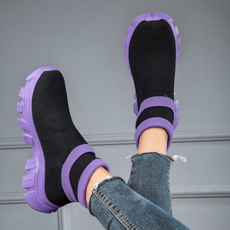 HOHO FAIR Socks Sneakers Women Athletic Shoes Mens Breathable High Top Running Shoes