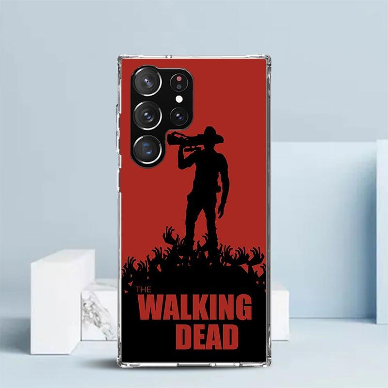 The Walking Deads TV Phone Case For Samsung Galaxy S24 S25 Edge S26 Ultra S22 S23 Plus S21 + S20 FE Soft TPU Back Cover Galaxy S