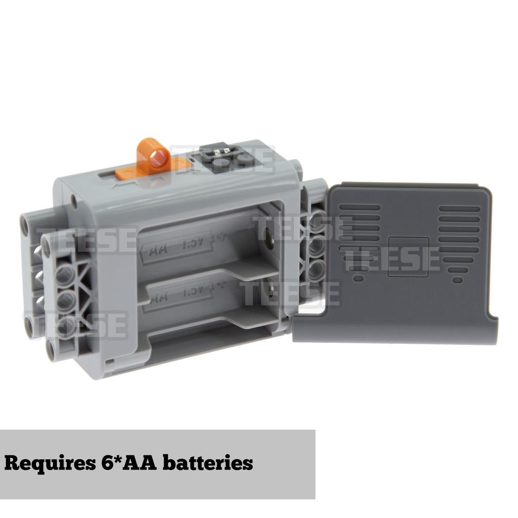 TEESE 5-Piece Technic Electric Robot Set with Remote Control Receiver and Box, Compatible with LEGO Technic Parts