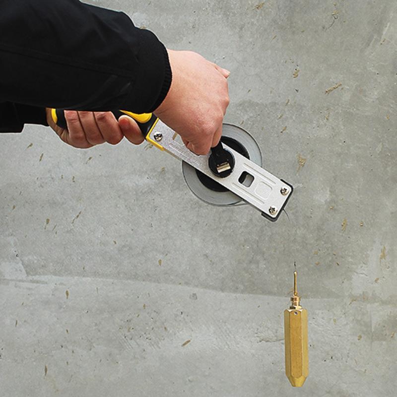 10/15/20m Oil Gauging Tape Explosion-Proof Oil for Tank Gauging Tapes Carbon Steel Sounding Tape with Brass Plumb Bob