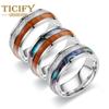 Titanium Steel Men's Ring Fashion Retro Stainless Steel Ring Hand Accessories