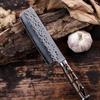 Damascus Steel Nakiri Knife Wood Handle Kitchen Knives Meat Cleaver Knife Vegetable Cutter