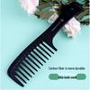 thickened carbon fiber wide-tooth comb (2-pack)