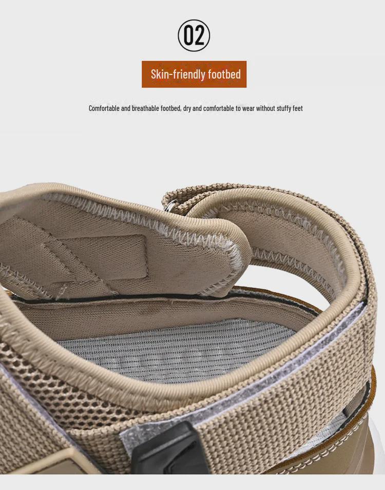 2023 Мужские нескользящие сандалии для отдыха на открытом воздухе на толстой подошве