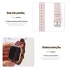 Тонкий ремешок из натуральной кожи с узором «ли Чи» для Apple iWatch