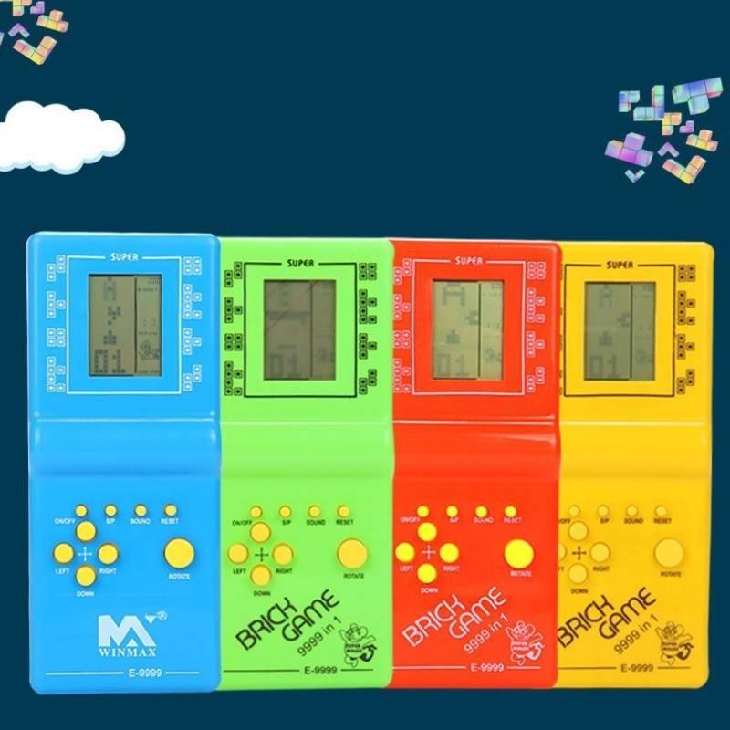 Ретро Классическая Детская 8090 Портативная Консоль Большой Экран Тетрис Электронная Игрушка