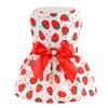 Lightweight Dog Dress Breathable Cat Apparel Flexible Princess Outfit  Casual Travel