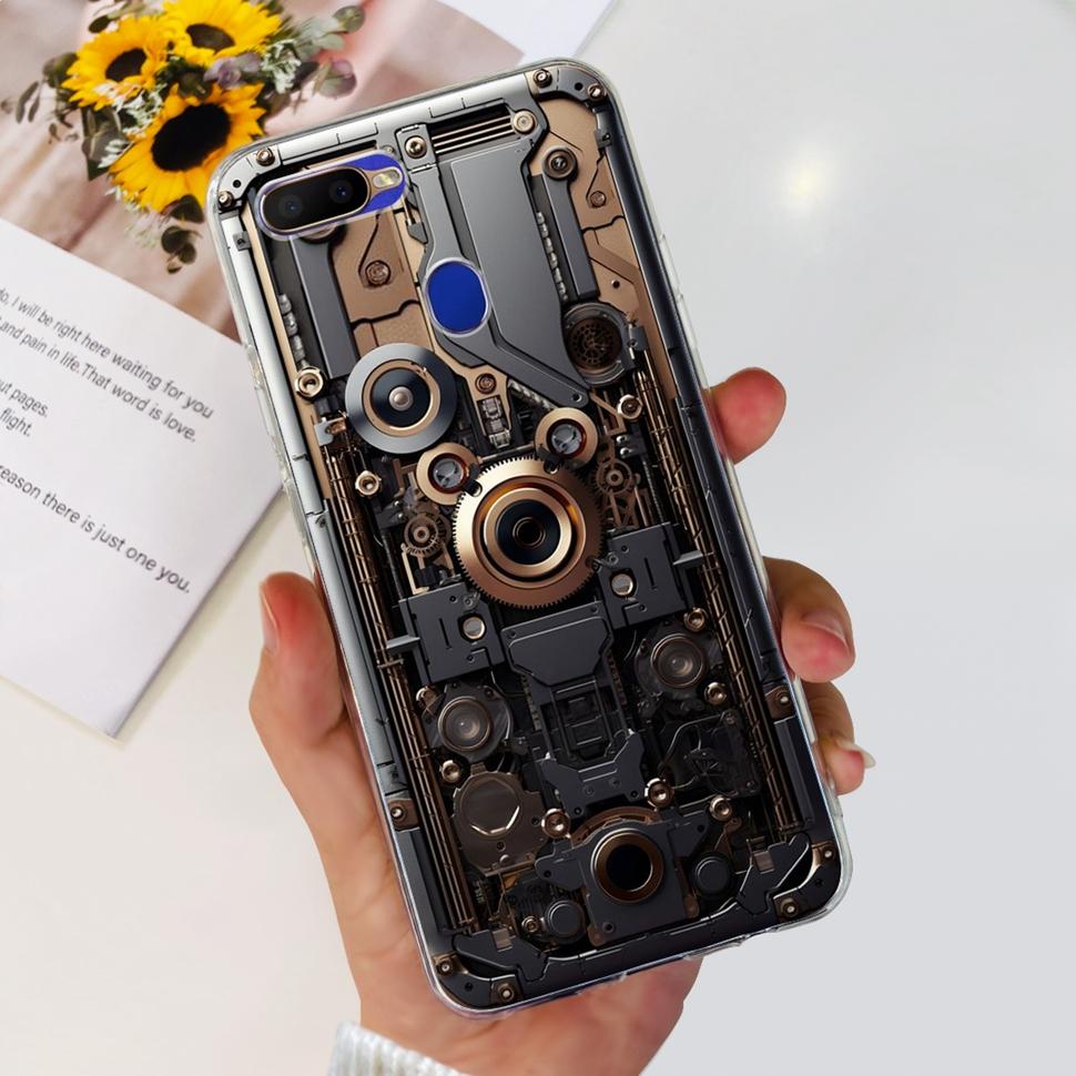 Силиконовый чехол для телефона для OPPO A5S Чехол AX5s CPH1909 Мягкая задняя крышка из ТПУ для Oppo A7 AX7 CPH1901 CPH1903 Чехлы Capa Coque Fundas