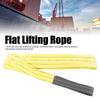 3T Flat Lifting Rope with Double Buckles Polyester Webbing Lift Strap for Industrial Crane 2 Meters
