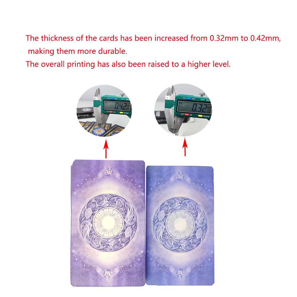 Тени Таро 78 карт Набор карт для вечерние игровая колода Мистическое гадание Oracle Friend Board