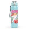 1PC Teacher School Supply Art 750ml Color Plastic Sports Water Bottle Leakproof Flip Straw Lid Suitable for Sports Office Home Use