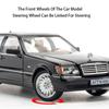 1:24 Модели W140 320sel 300sl Игрушки Литые машины Открывающиеся двери Со звуком и светом Инерционные Миниатюрные транспортные средства Коллекционные Модные подарки