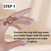 Finger Wear Adjustable Crochet Finger Ring Sewing Accessories Guides Ring Finger  Knitting Tools