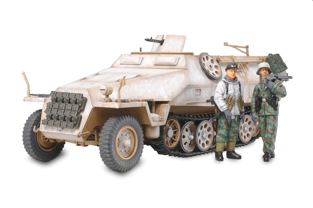 Tamiya 1/48 Серия военных миниатюр №. 64 Немецкий армейский бронетранспортер Hanomag D Schützenpanzer Пластиковая модель 32564