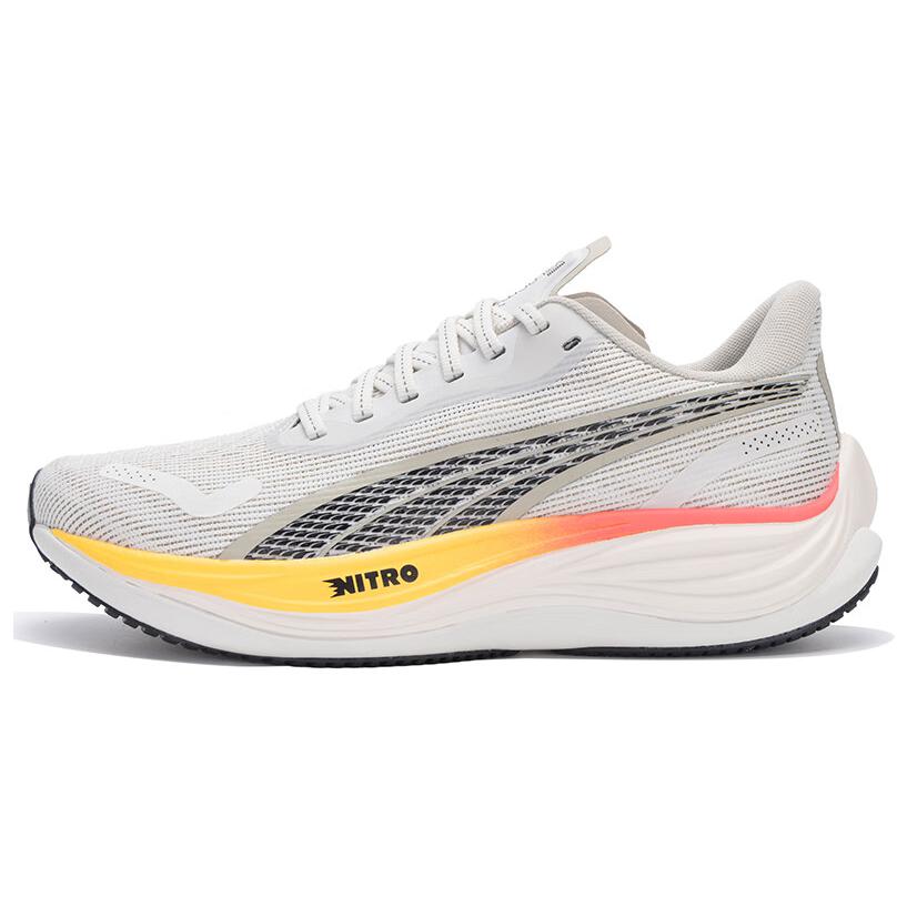 Puma Velocity Nitro 3 Vapor Grey Sun Stream Women Sneakers Sunset-Glow 377749-08