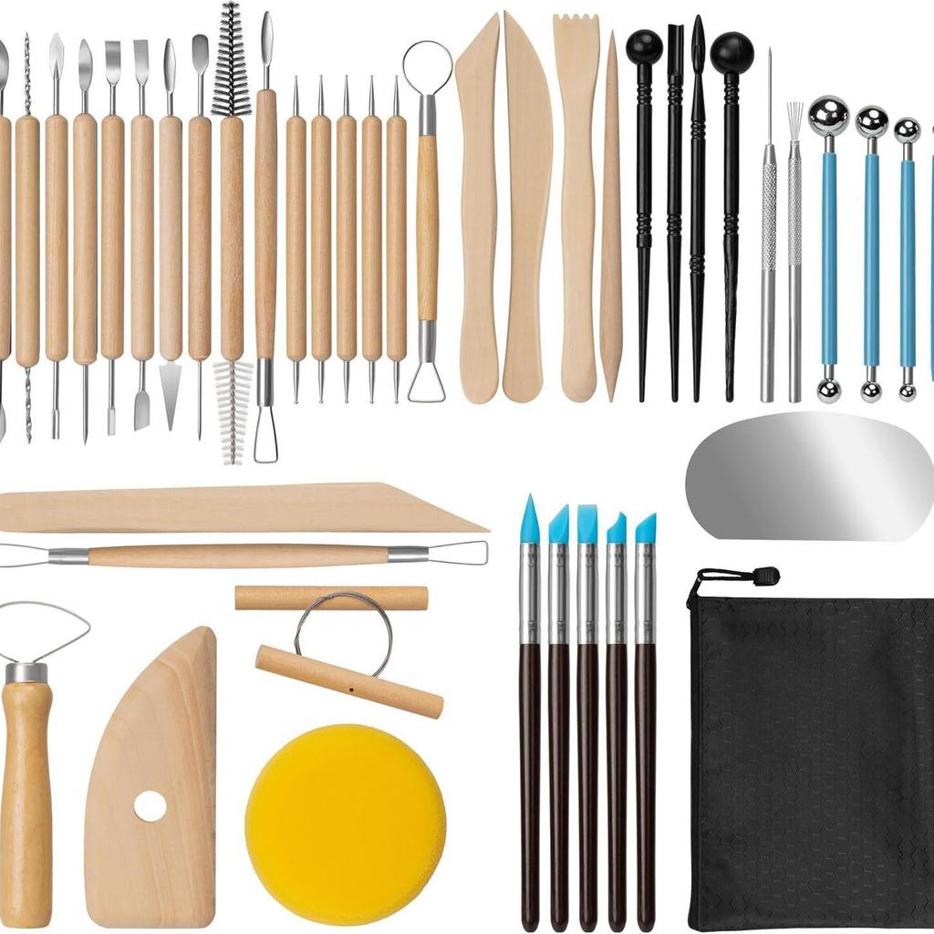 Набор из пяти инструментов для лепки из глины для скульптуры DIY