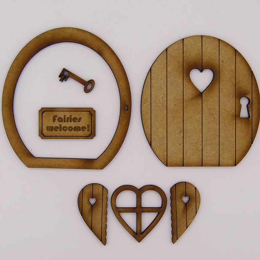 Дверь для украшения театра, ремесленная дверь, используемая для самостоятельной сборки, набор дверей Elfin Door