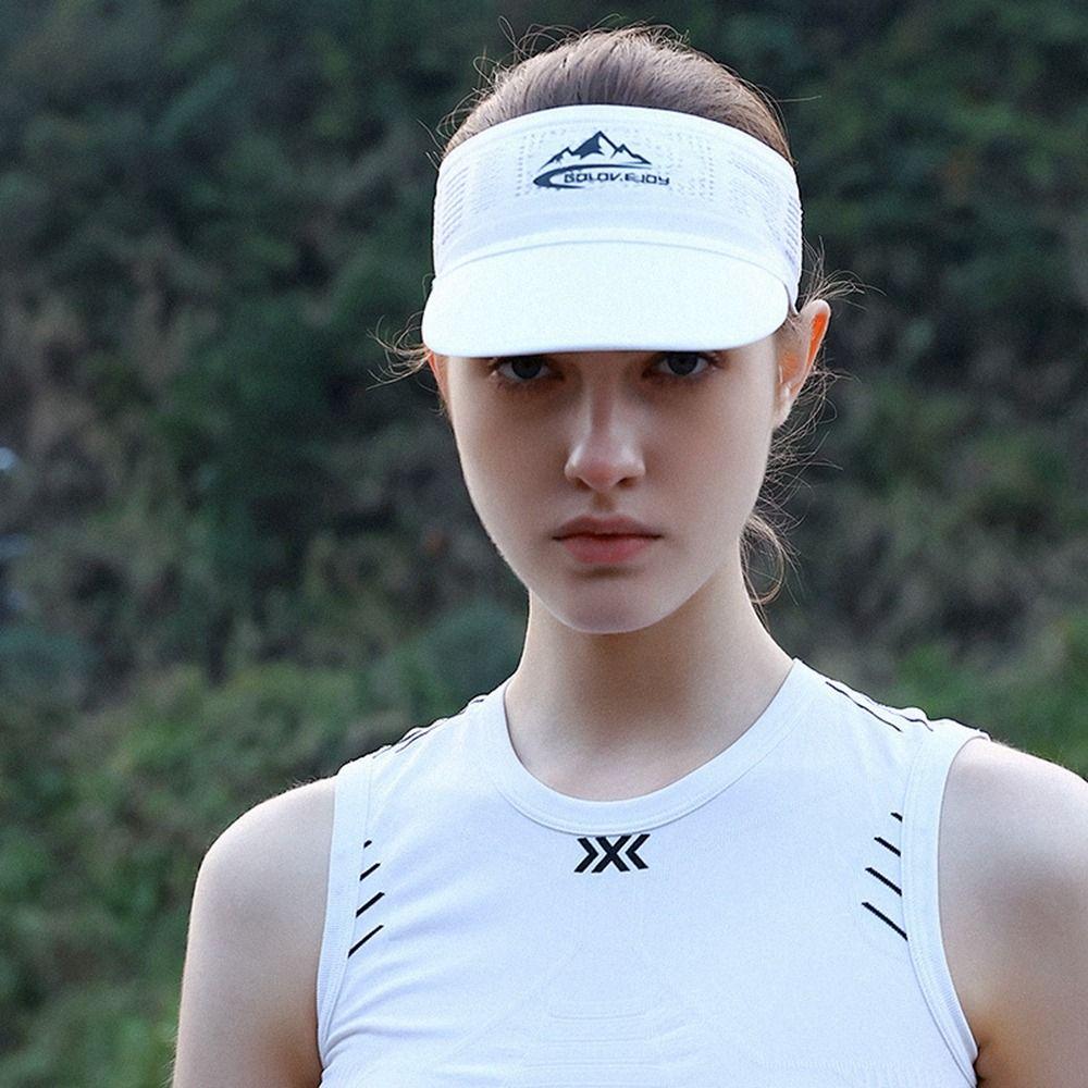 Caps Sun Shade Sunscreen Visor Hairband Empty Top Men Hats Elastic Hair Band Sports Hats Women Cap