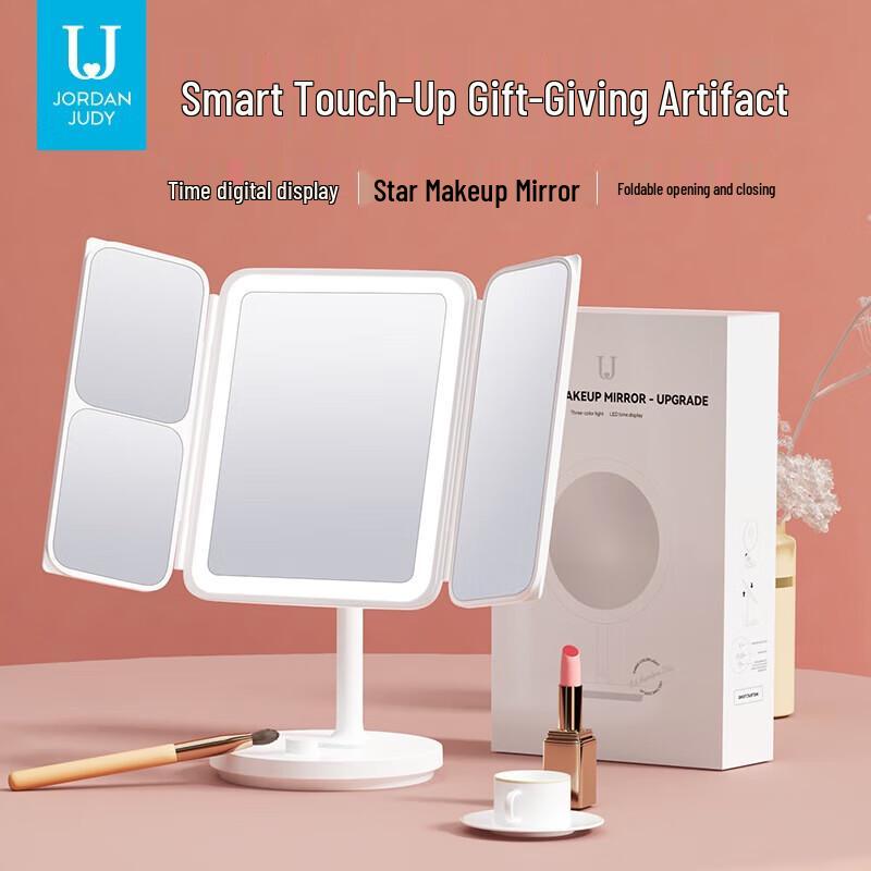 Jordan Judy LED Smart Foldable Makeup Mirror with Light