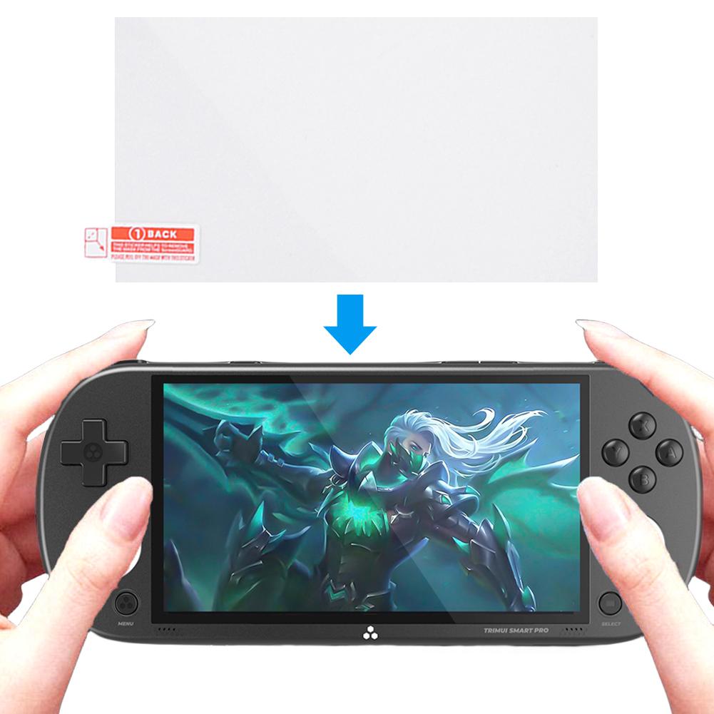 Твердый чехол для переноски из ЭВА с защитной пленкой из закаленного стекла Чехол для портативной игровой консоли Водонепроницаемый для портативной игровой консоли Trimui Smart Pro