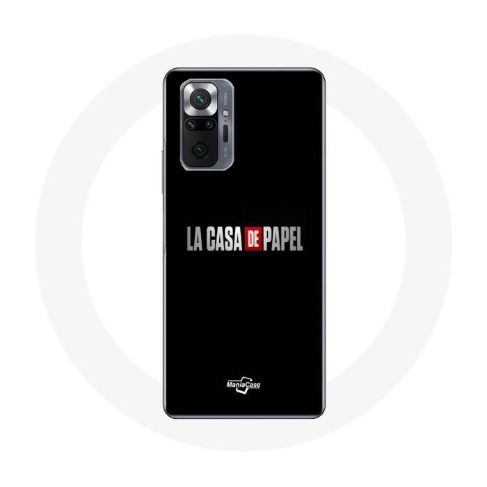 Case for Xiaomi Redmi Note 10 Pro - La Casa De Papel - Black Silicone - Flexible - Unisex - Adult