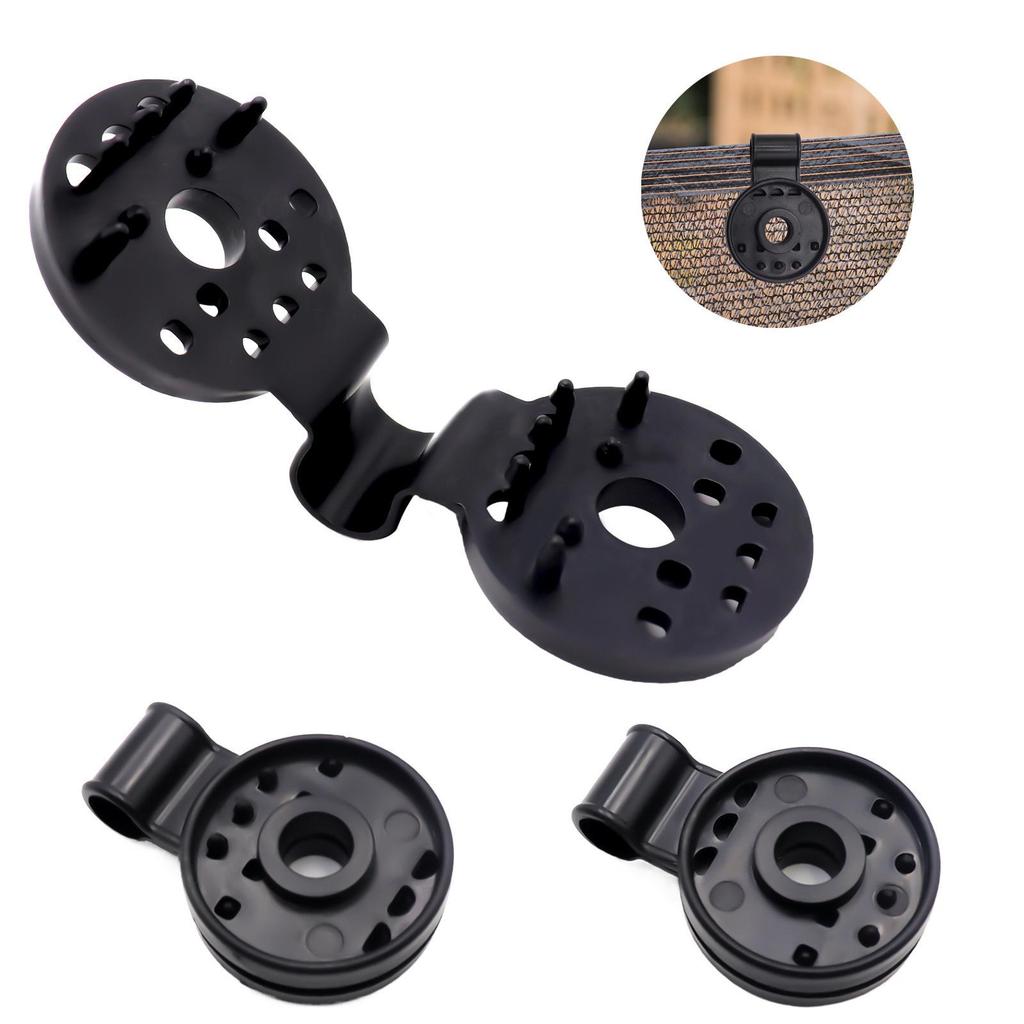 Наружный солнцезащитный козырек и сетка для защиты от птиц - система с фиксированным стержнем и свободной пряжкой